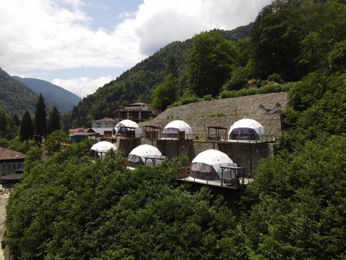 Hotel Kaledome Orman Evleri Çamlıhemşin Esterno foto