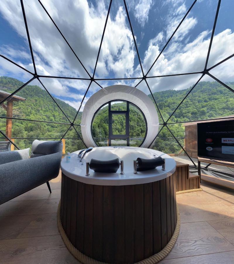 Hotel Kaledome Orman Evleri Çamlıhemşin Esterno foto