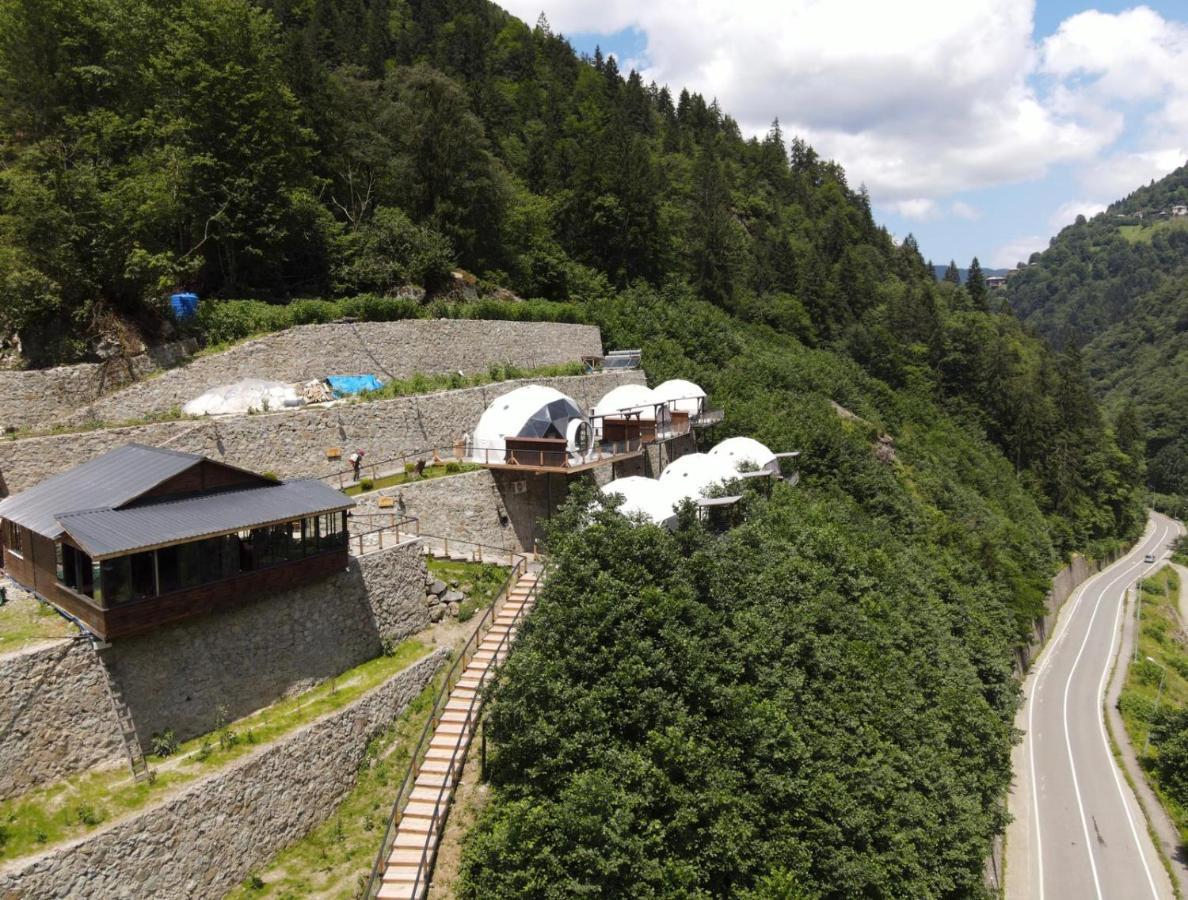 Hotel Kaledome Orman Evleri Çamlıhemşin Esterno foto