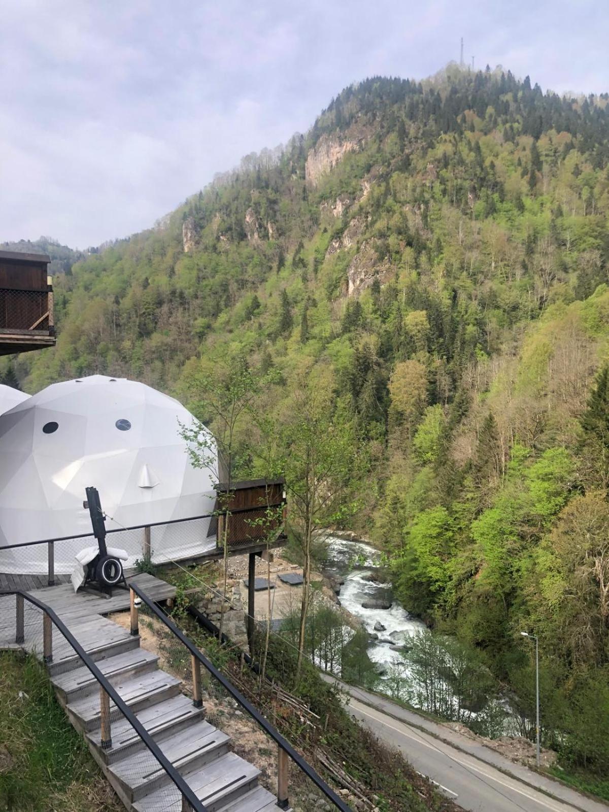 Hotel Kaledome Orman Evleri Çamlıhemşin Esterno foto